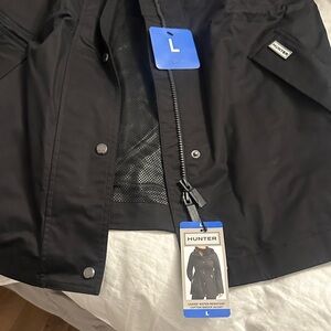 Hunter Men's Black Raincoat